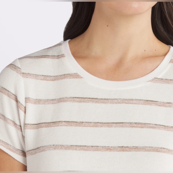 Market & Spruce Juan Hi Lo Knit Tee, M - Picture 3 of 5